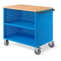 Carrello Clever 1016 Large mm.1024x615x870H - Blu RAL5012